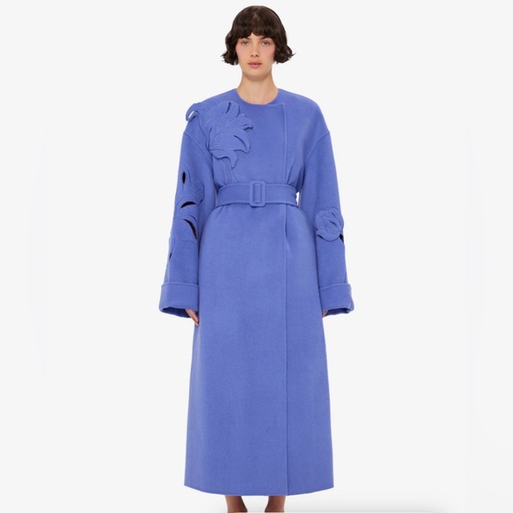 Leo Lin Celestine
Appliqué Wool Coat new with tags size S - Picture 1 of 10